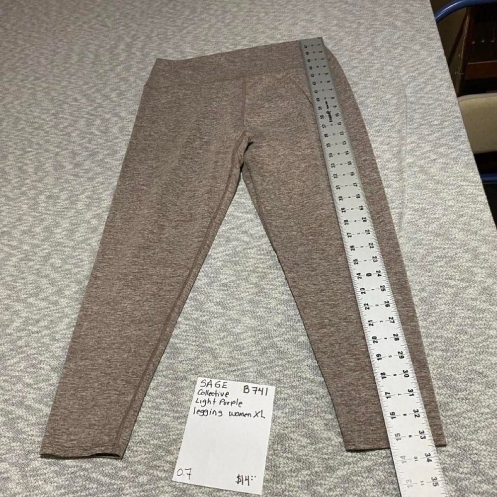 Sage Collective light purple active leggings women XL. SKU-B741